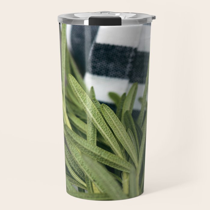 Rosemary Stripe Travel Mug Gallery Image 1