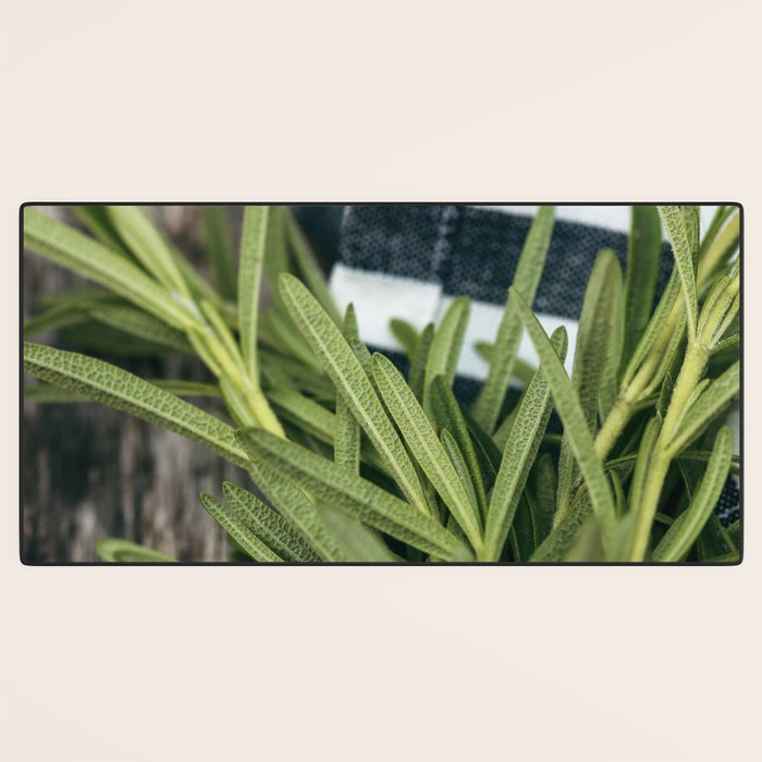 Rosemary Stripe Desk Mat Gallery Image 3