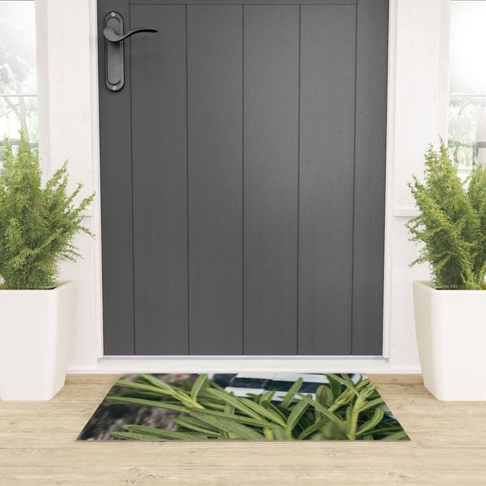 Rosemary Stripe Welcome Mat Gallery Image 3