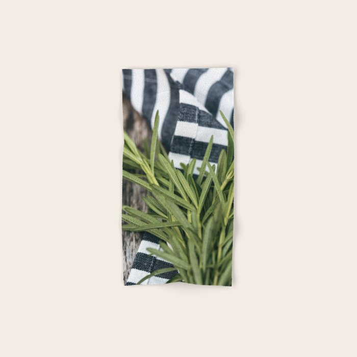 Rosemary Stripe Bath Towel Gallery Image 1