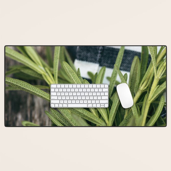 Rosemary Stripe Desk Mat Gallery Image 1