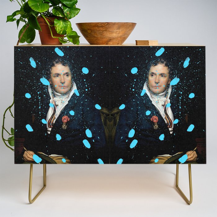 Brutalized Portrait of a Gentleman 1 Credenza Gallery Image 1