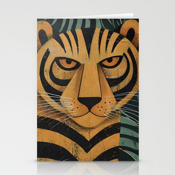 Zireth Tiger Stationery Card Gallery Image 1
