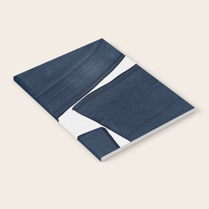Minimalist Painting Blue III, Mid Century Modern Notebook Gallery Image 1