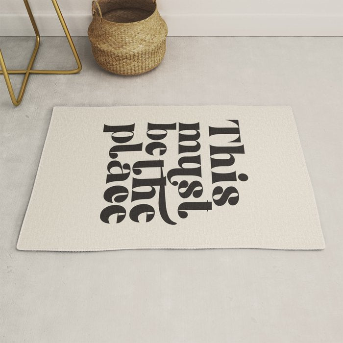 This Must Be The Place Rug Gallery Image 1