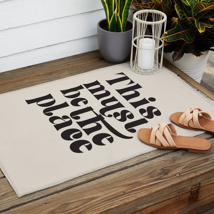 This Must Be The Place Outdoor Rug Gallery Image 2