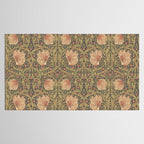 William Morris Vintage Pimpernel Bullrush Russet Minor Tablecloth Gallery Image 2