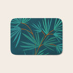 Night Palm Still Life Bath Mat Gallery Image 1