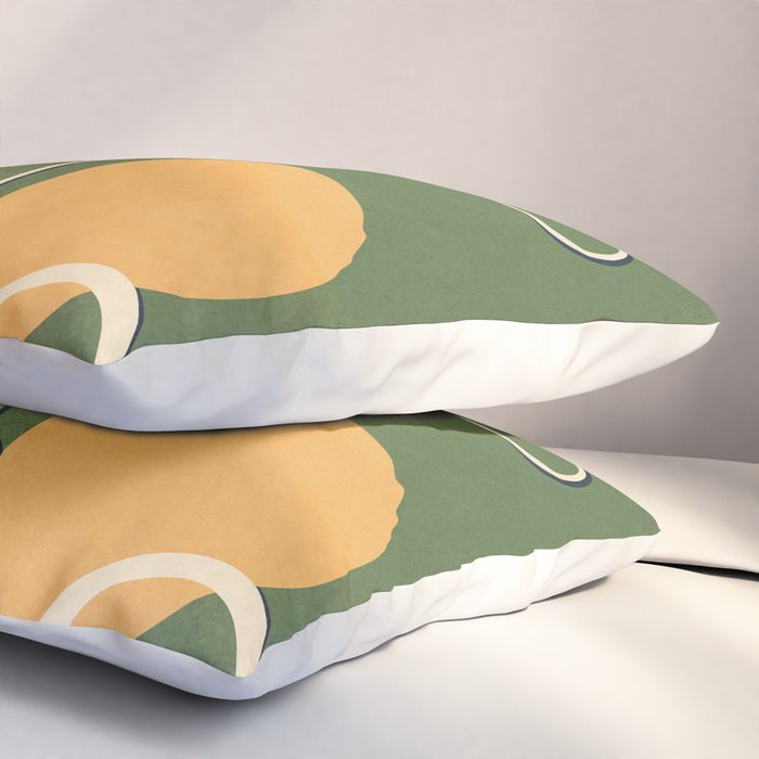 Abstract Face Line Art 06 Pillow Sham Gallery Image 3