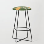 Abstract Face Line Art 06 Stool Gallery Image 1