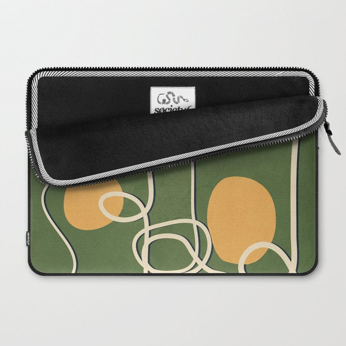 Abstract Face Line Art 06 Laptop Sleeve Gallery Image 2