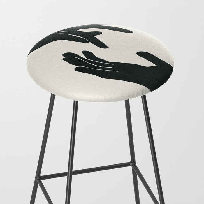 Abstract Hands Stool Gallery Image 2