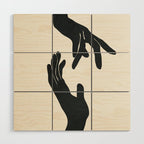 Abstract Hands Wood Wall Art Gallery Image 1