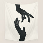 Abstract Hands Wall Tapestry Gallery Image 4
