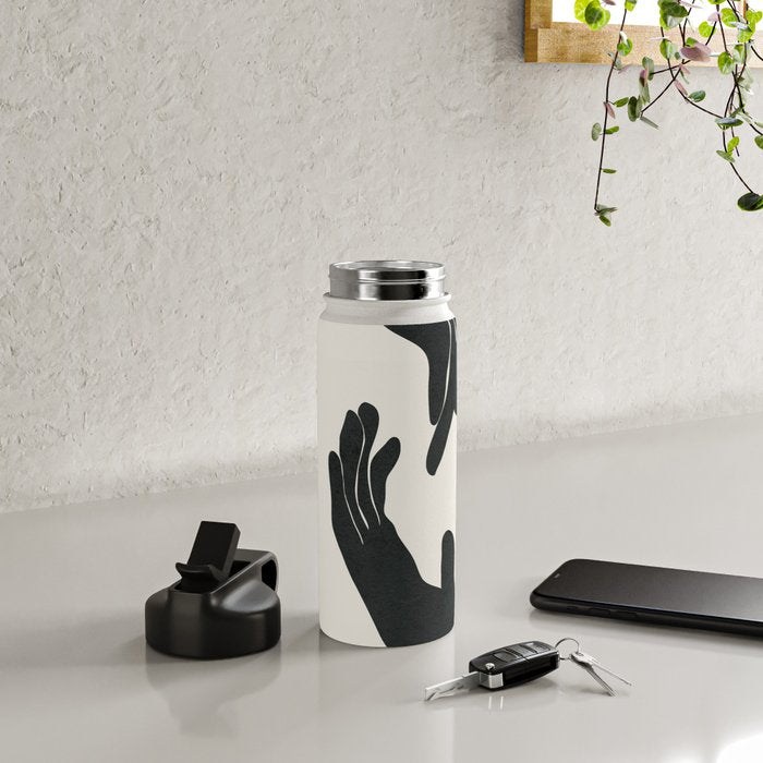 Abstract Hands Water Bottle Gallery Image 4