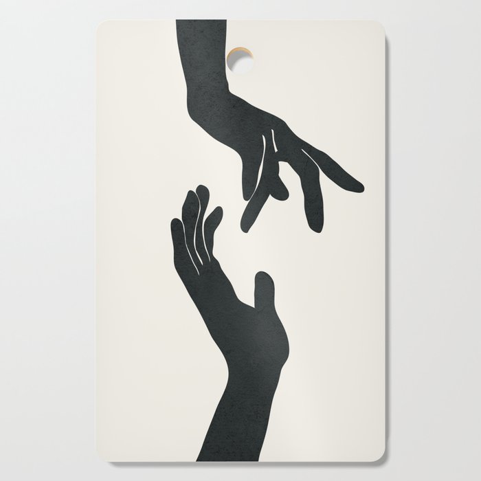 Abstract Hands Cutting Board Gallery Image 1