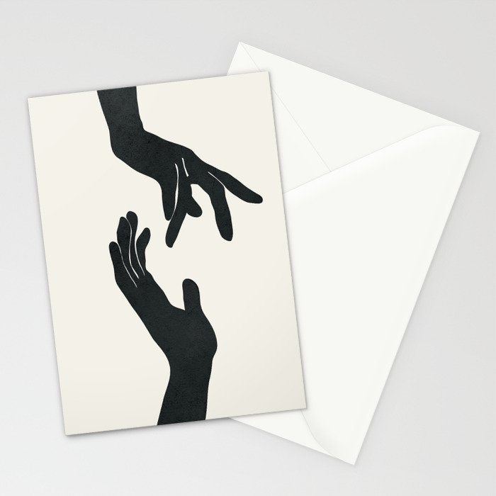 Abstract Hands Stationery Card Gallery Image 2