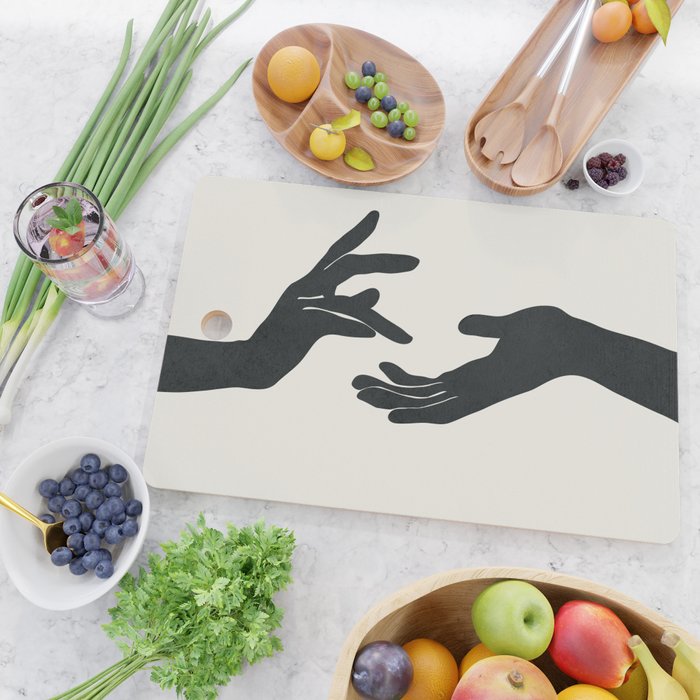 Abstract Hands Cutting Board Gallery Image 2