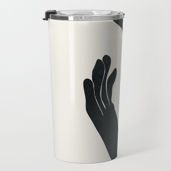 Abstract Hands Travel Mug Gallery Image 3