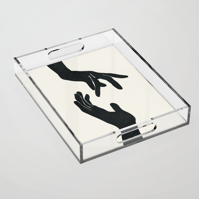 Abstract Hands Acrylic Tray Gallery Image 1