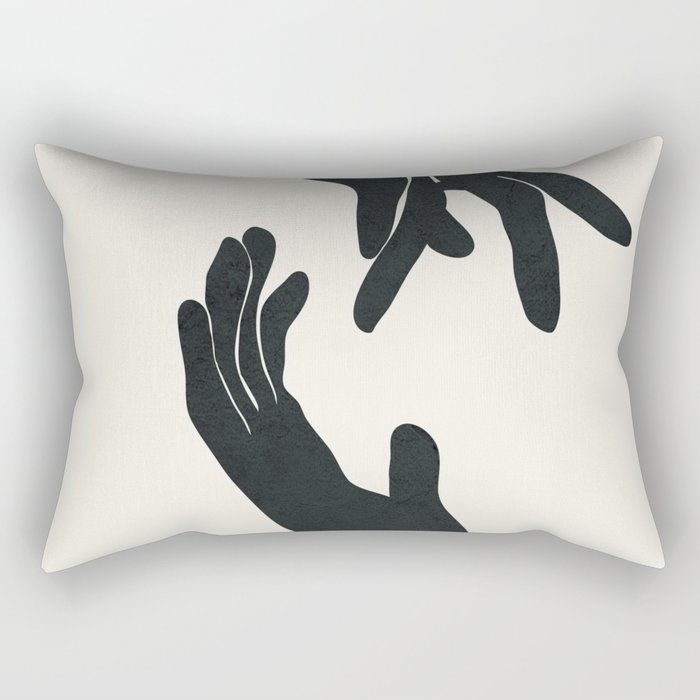 Abstract Hands Rectangular Pillow Gallery Image 1