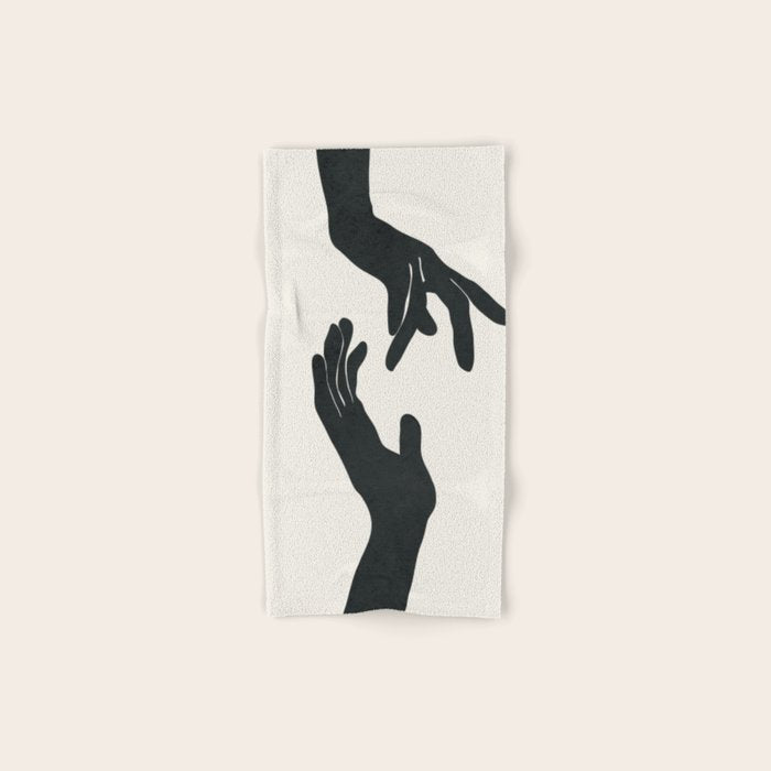 Abstract Hands Bath Towel Gallery Image 1