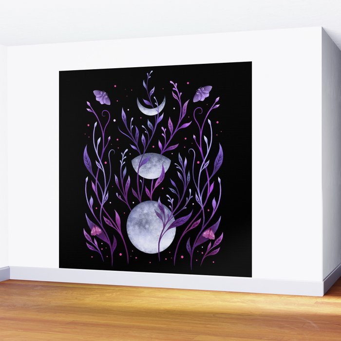 Phase & Grow - Purple Wall Mural Gallery Image 2
