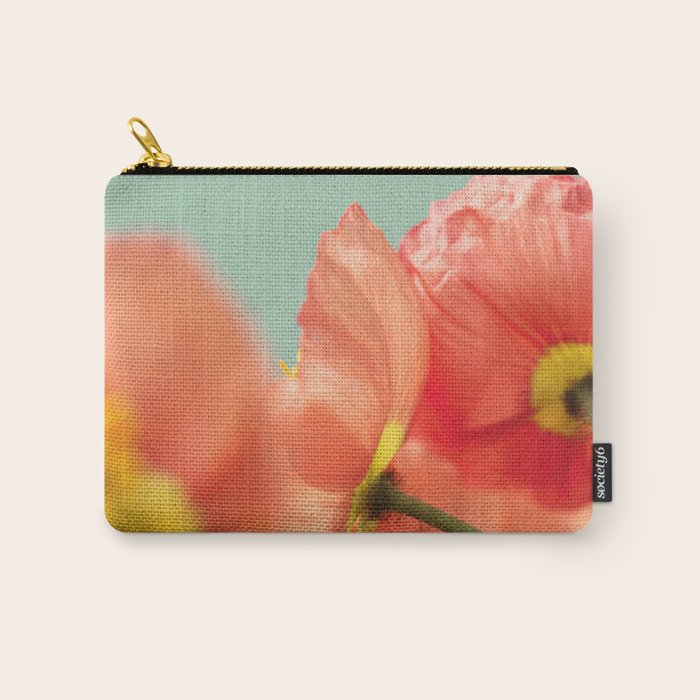 Pastel Poppy # Carry All Pouch Gallery Image 1