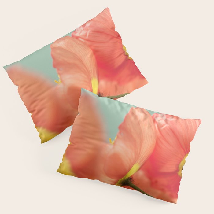 Pastel Poppy # Pillow Sham Gallery Image 3