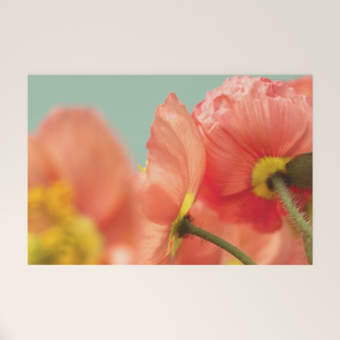Pastel Poppy # Welcome Mat Gallery Image 1