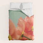 Pastel Poppy # Comforter Gallery Image 6