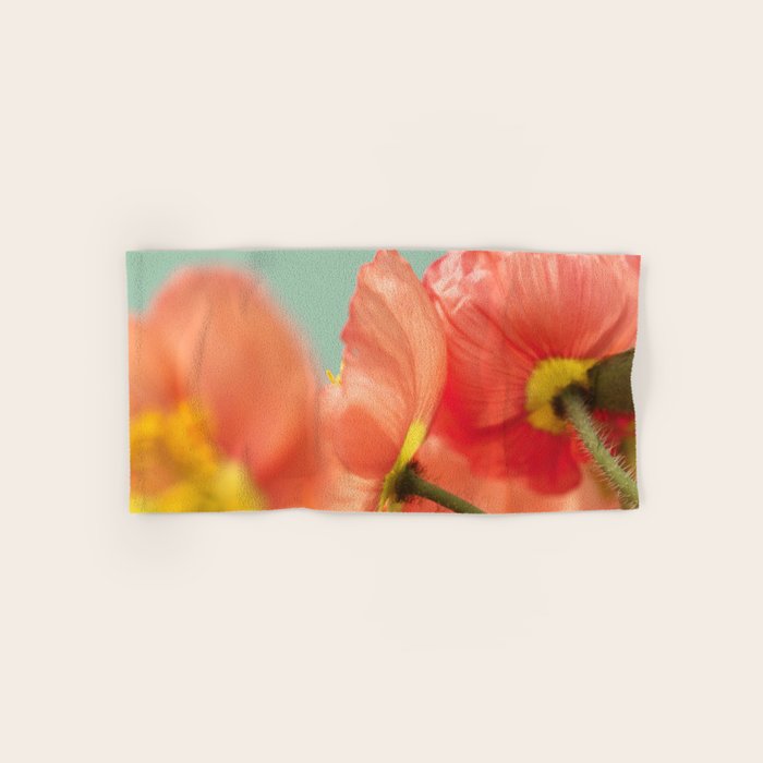Pastel Poppy # Bath Towel Gallery Image 1