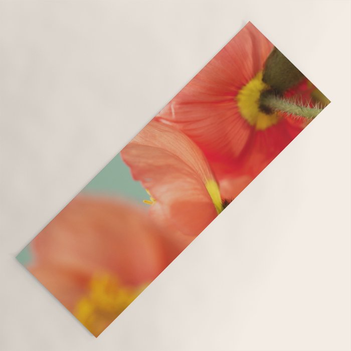 Pastel Poppy # Yoga Mat Gallery Image 1