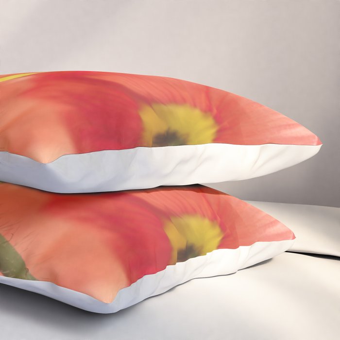 Pastel Poppy # Pillow Sham Gallery Image 3