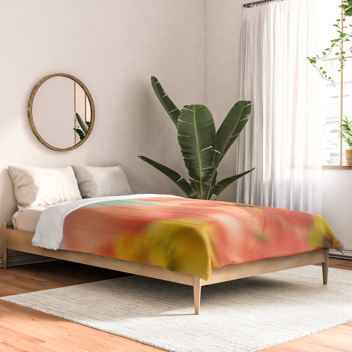 Pastel Poppy # Comforter Gallery Image 2