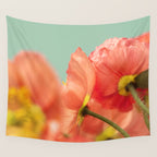 Pastel Poppy # Wall Tapestry Gallery Image 4