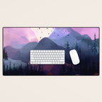 Misty Mountain Morning Desk Mat Gallery Image 1
