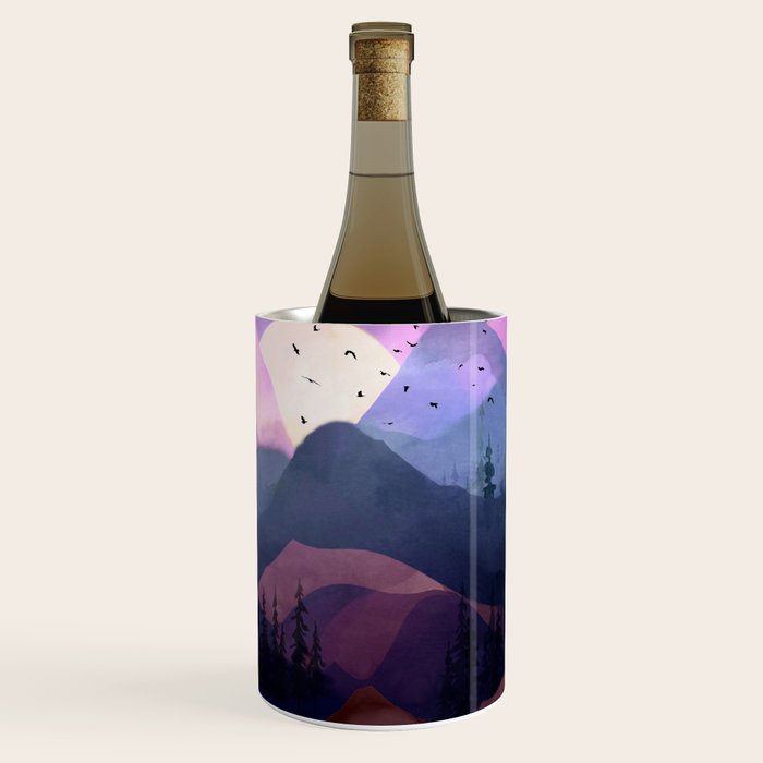 Misty Mountain Morning Wine Chiller Gallery Image 1