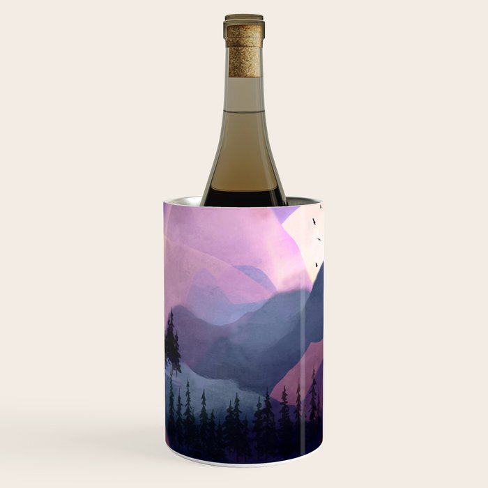Misty Mountain Morning Wine Chiller Gallery Image 2