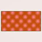 Freckled Suns - pink and rust Desk Mat Gallery Image 3