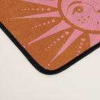 Freckled Suns - pink and rust Desk Mat Gallery Image 4