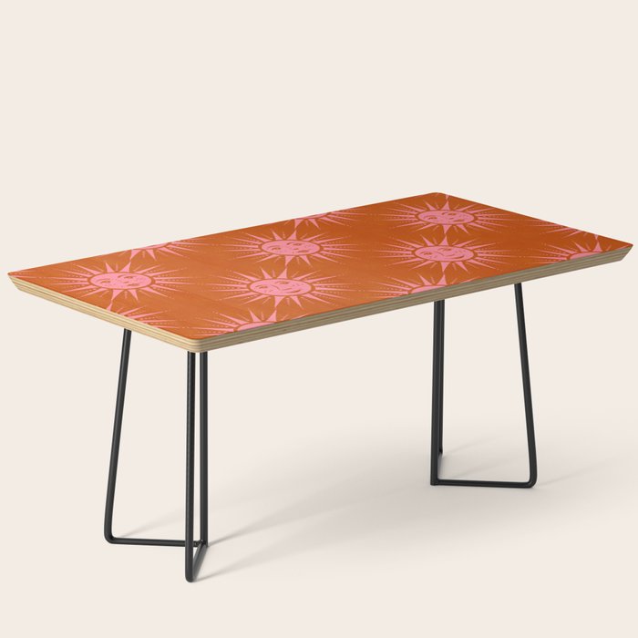 Freckled Suns - pink and rust Coffee Table Gallery Image 1