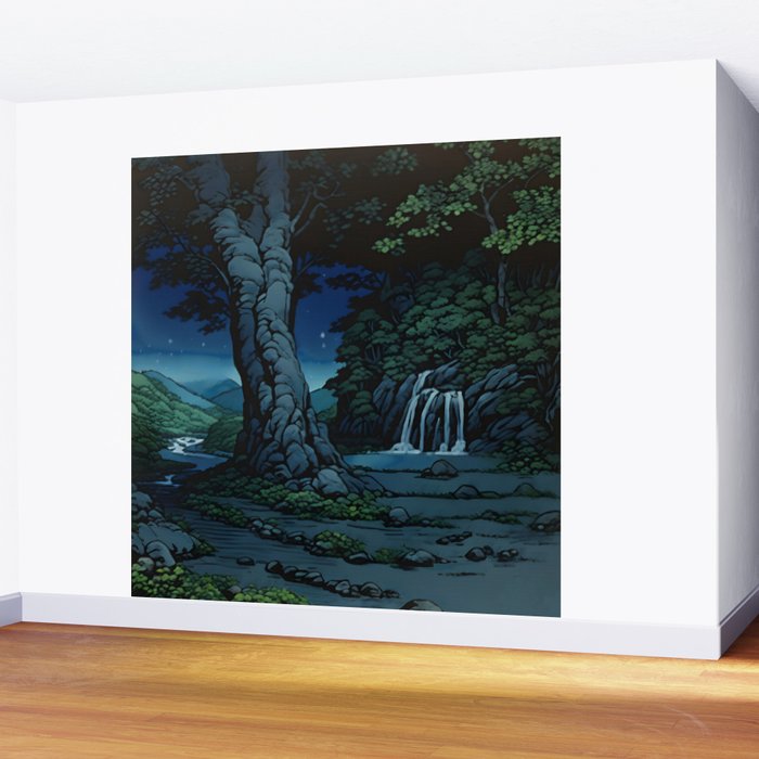 Night Walking at Goki - Nature Landscape Wall Mural Gallery Image 2