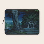 Night Walking at Goki - Nature Landscape Laptop Sleeve Gallery Image 1