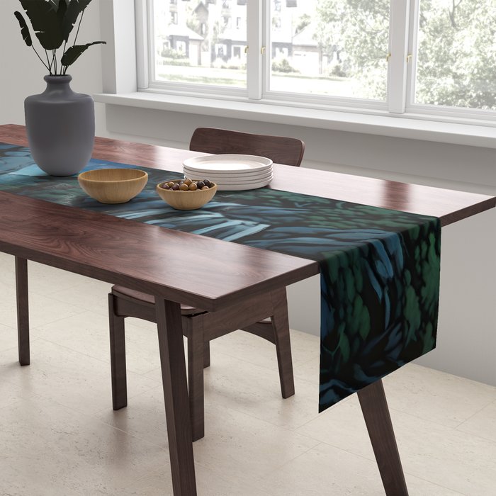 Night Walking at Goki - Nature Landscape Table Runner Gallery Image 2