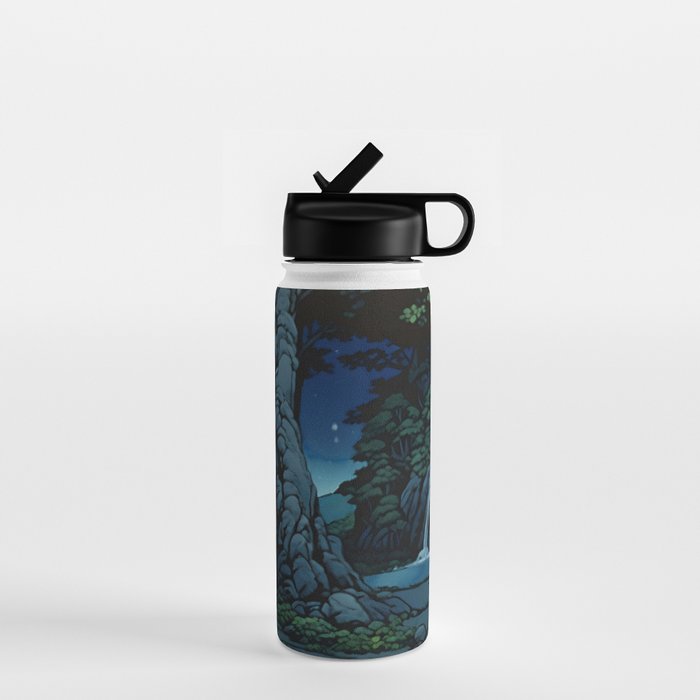 Night Walking at Goki - Nature Landscape Water Bottle Gallery Image 1