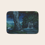 Night Walking at Goki - Nature Landscape Bath Mat Gallery Image 1