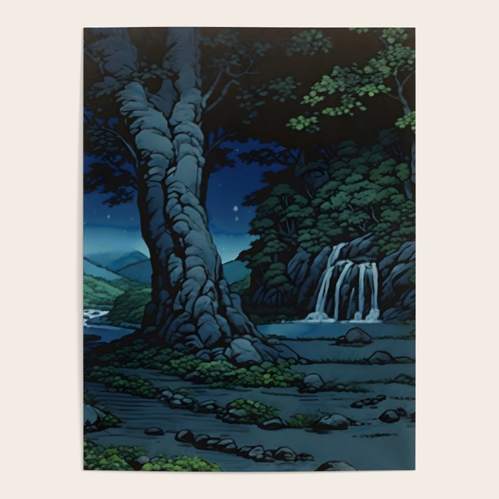 Night Walking at Goki - Nature Landscape Poster Gallery Image 4