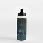 Night Walking at Goki - Nature Landscape Water Bottle Gallery Image 2