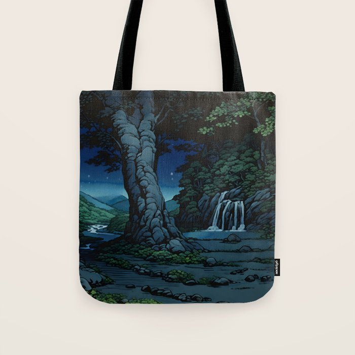 Night Walking at Goki - Nature Landscape Tote Bag Gallery Image 1